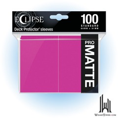 Deck Protectors - Eclipse Hot Pink Matte (100ct)